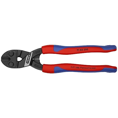 KNIPEX Tools - CoBolt Compact Bolt Cutter, Multi-Component (7102200), 8- Inch Comfort Grip