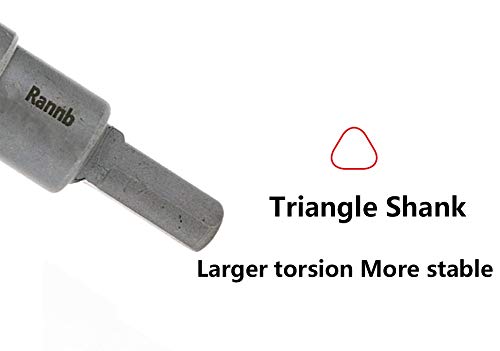 Rannb Hole Saw 1.5-inch/38mm Metal Hole Saw Carbide Tipped Hole Cutter with 2 Pilot Drill Bits for Cutting Stainless Steel Plate, Iron, Copper, Brass