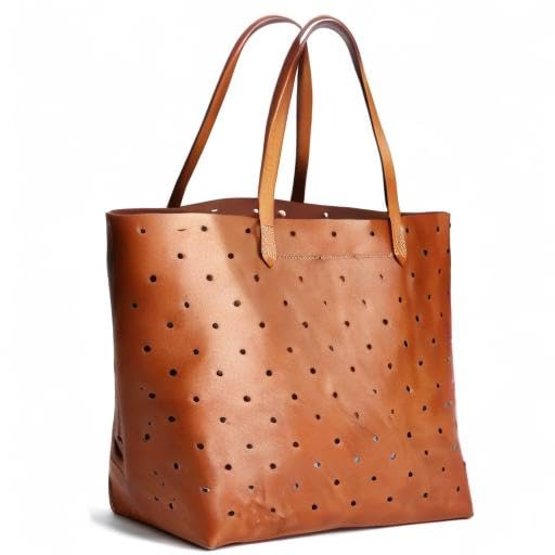 Adorox Leather Hole Punch – 6-Size Revolving Heavy Duty Punch Tool with Ruler & Deburring File for Belts, Straps, DIY Leathercraft