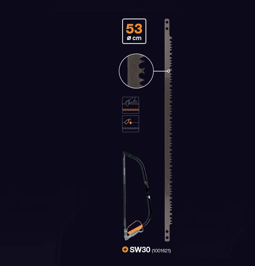 Fiskars 70256935J Bow Saw Replacement Blades