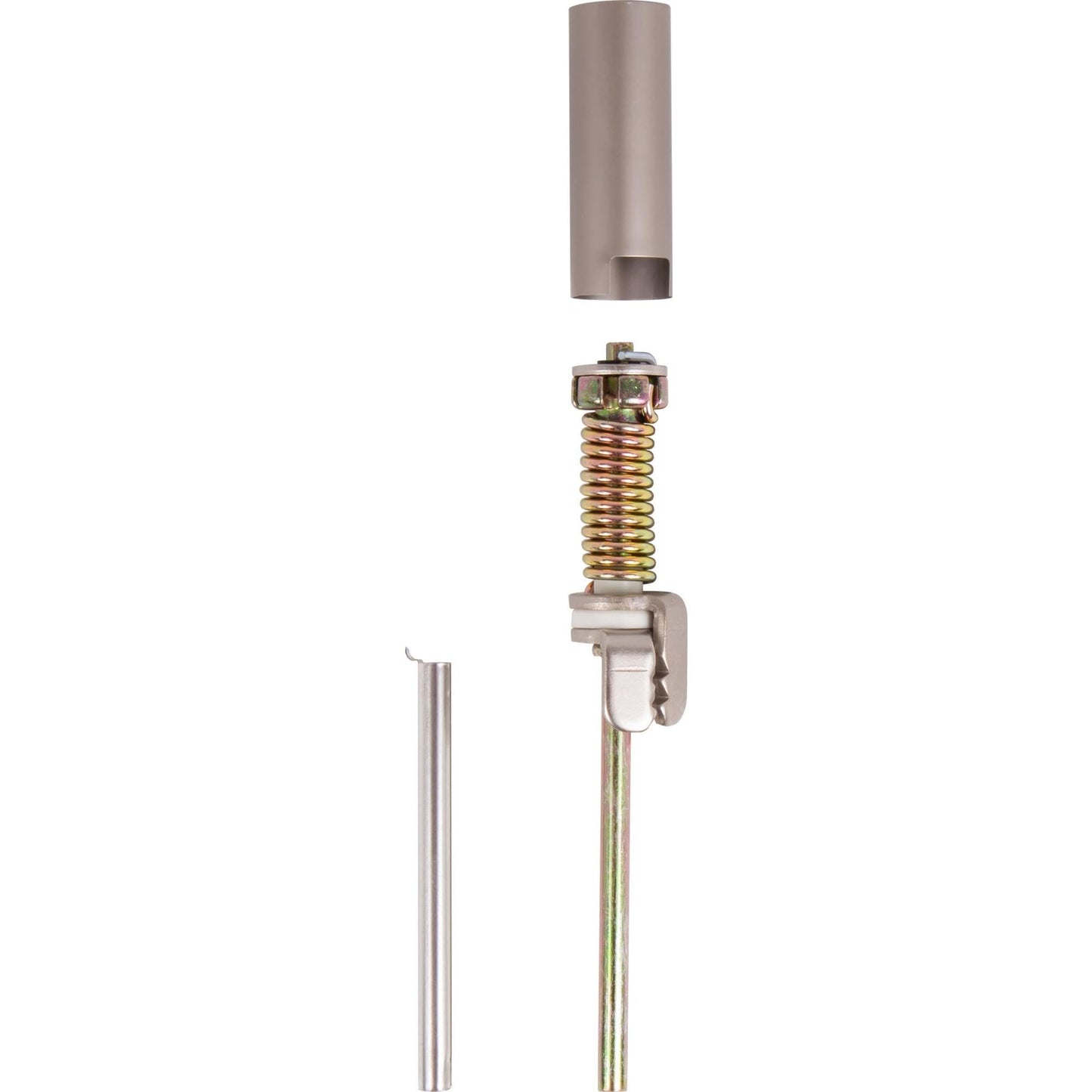 Stone Harbor Hardware Hinge Pin Door Closer, Satin Nickel