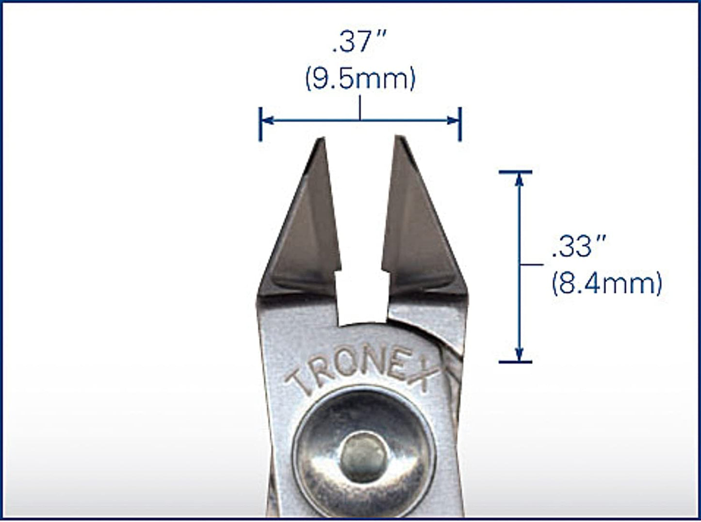 Cutters - Tronex Taper Head, Relieved, Razor Flush Edges