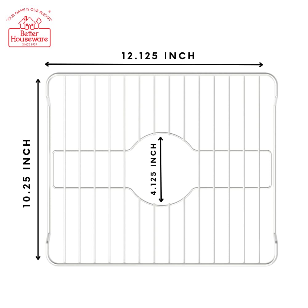 Better Houseware Small White Sink Protector