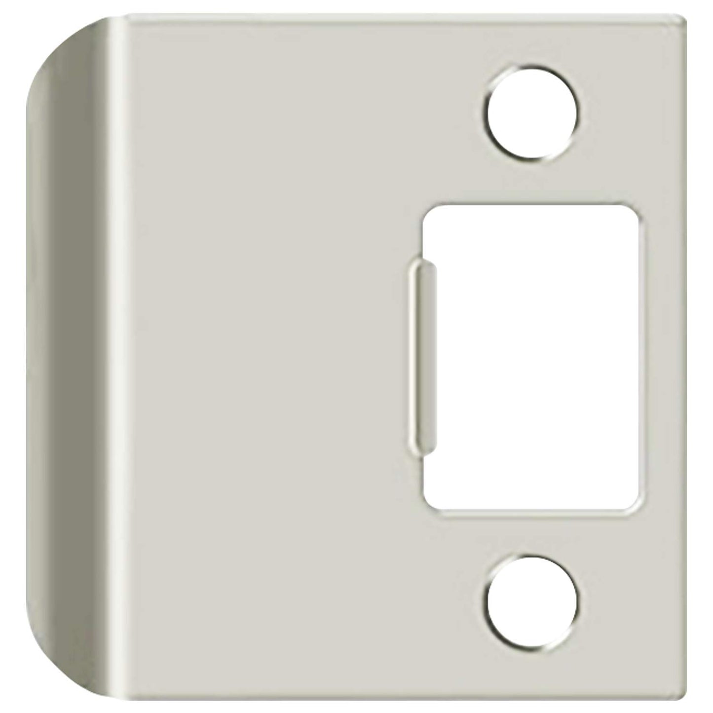 Nuk3y SP225 2-1/4" x 2-1/4" Extended Lip Strike Plate, Satin Nickel
