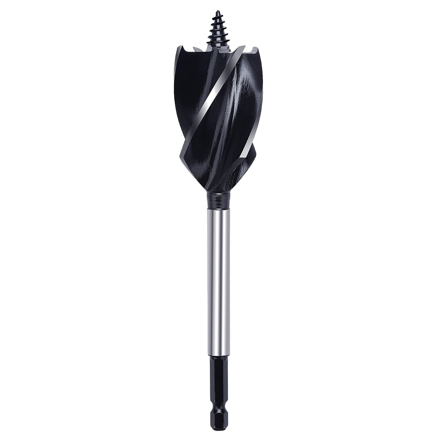 1-1/16" x 6-1/2" Auger Drill Bit for Wood, 1/4" Hex Shank, Ideal for Hardwood, Softwood, Plywood & DIY Projects