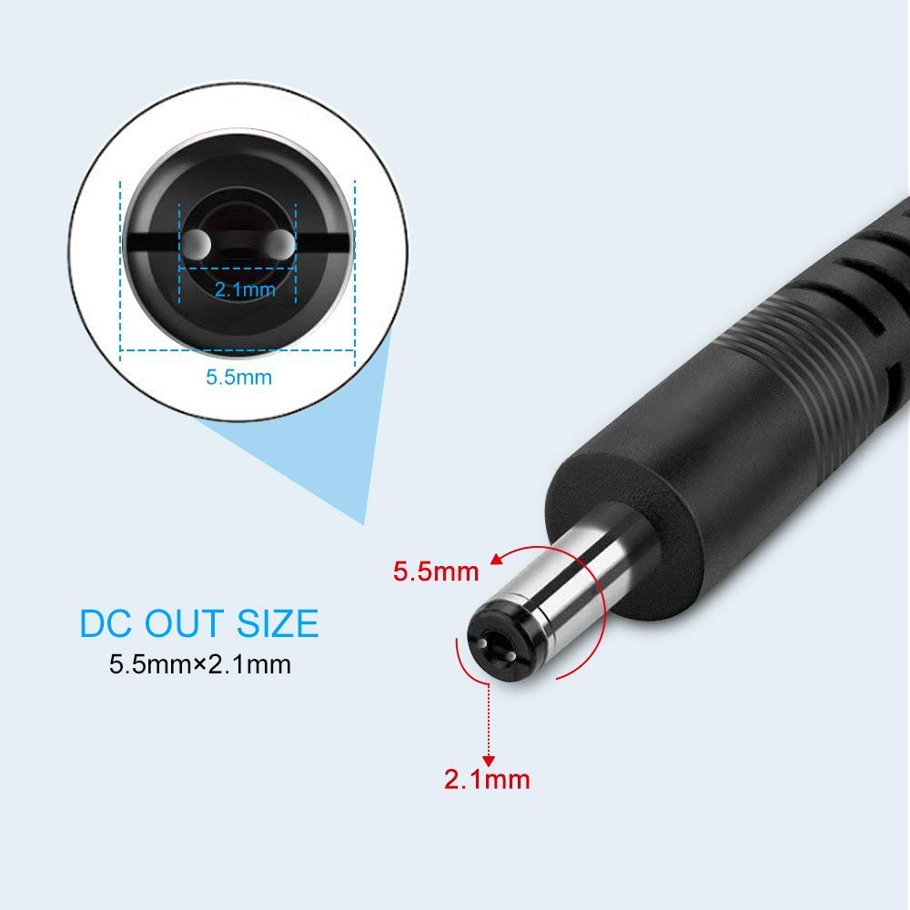 12V 2A LED Power Supply Adapter 24W, 100-240V AC to 12V DC Transformer for LED Strip Lights, Wall Plug with 5.5x2.1mm Connector (2 Pack)