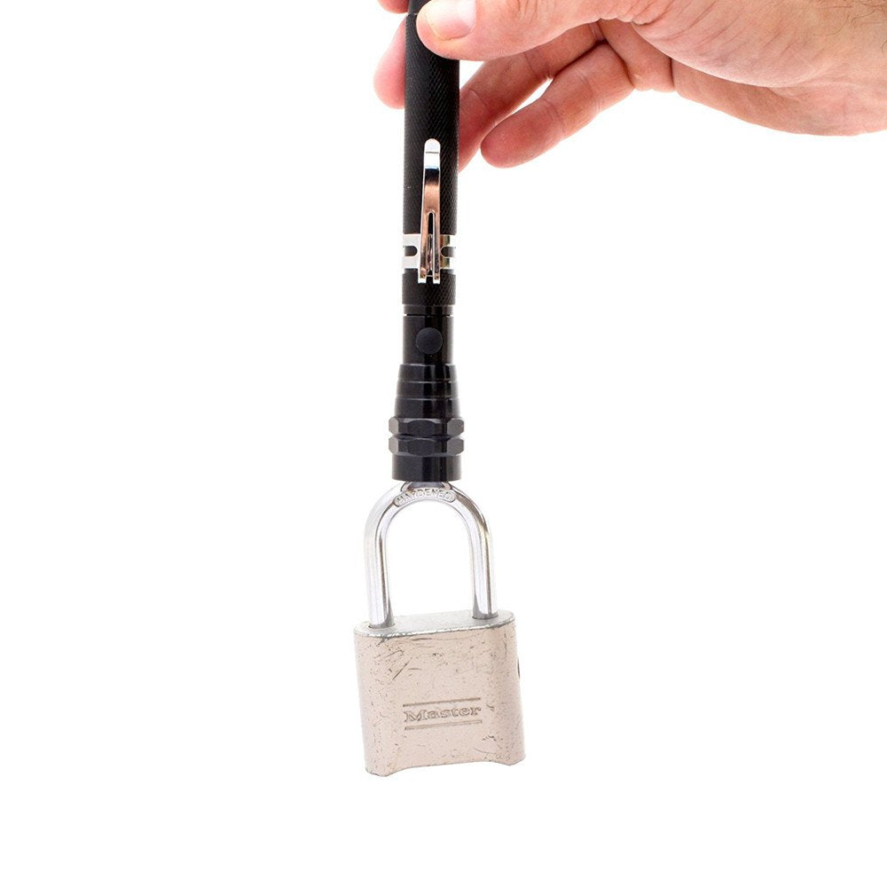 Magnetic Telescopic Pickup Tool with LED Flashlight, Portable Expandable Magnetic Neck Tool for Mechanics, Outdoor & Repair Work