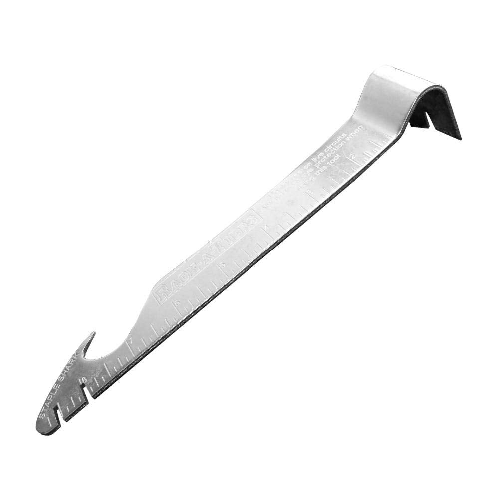 Rack-A-Tiers 52455 Staple Shark Multi-Purpose Tool Removes Romex Staples and More (Оne Расk)