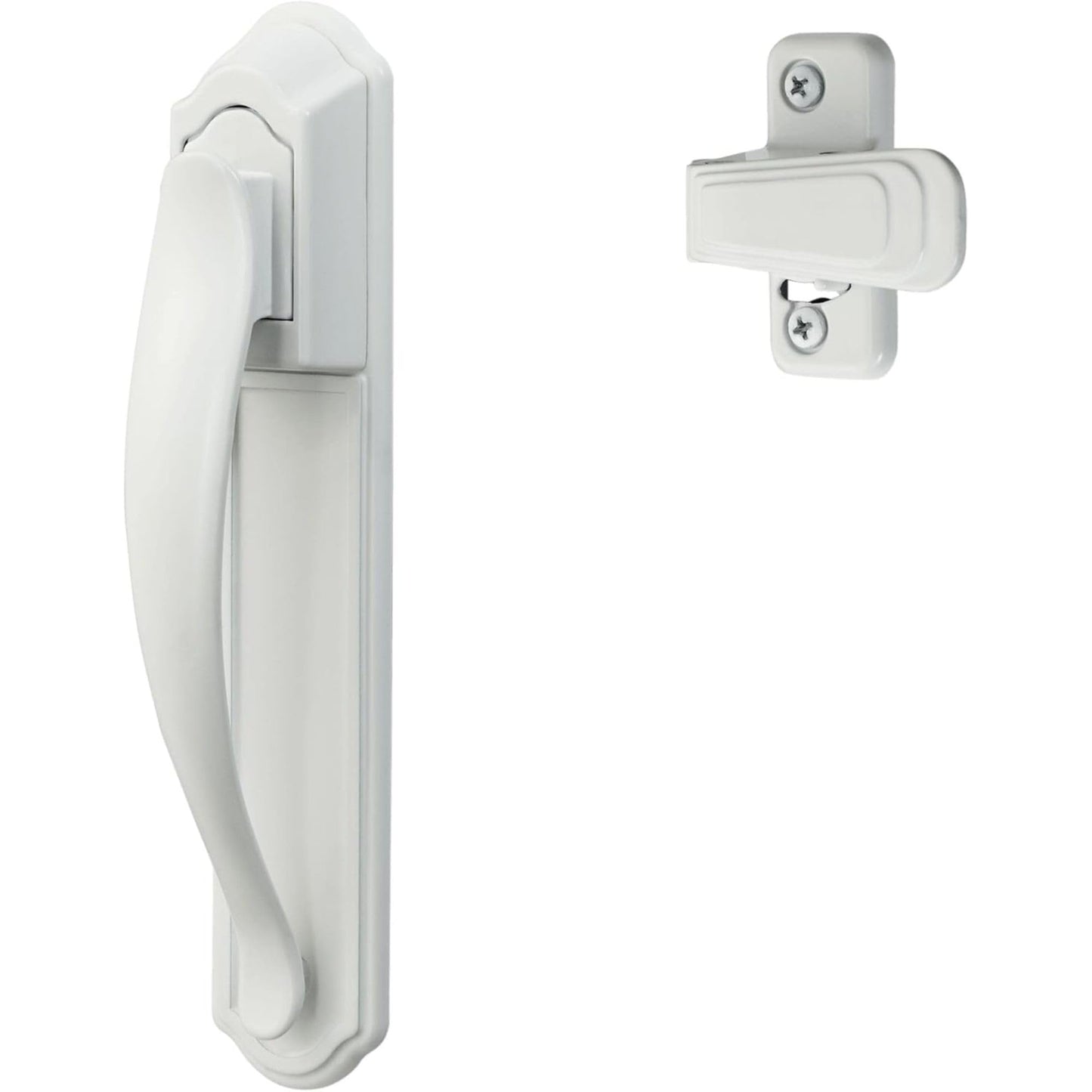 Ideal Security DX Pull Handle Replacement Set for Storm Door and Screen Door, White