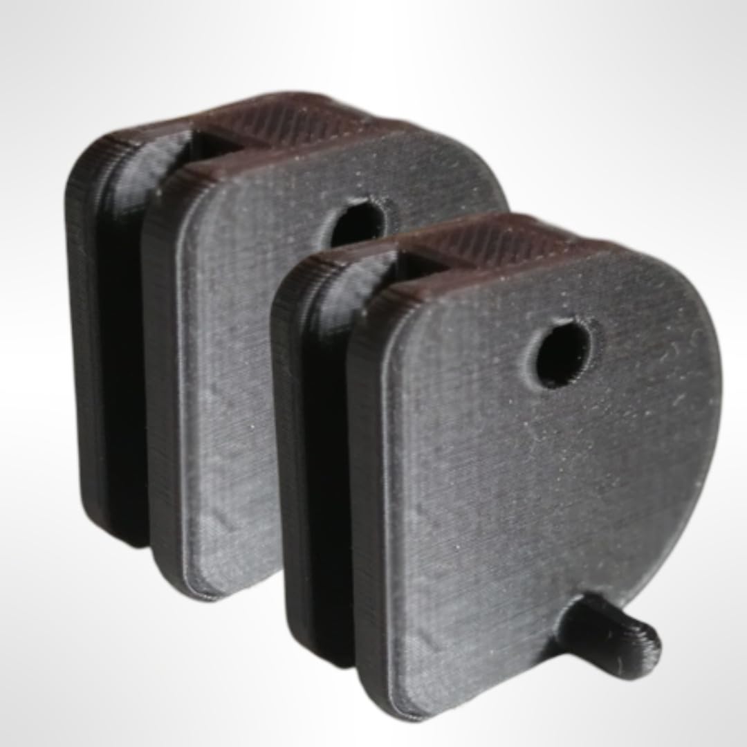 3DEXL 2pcs Metal Shed Replacement Hardware Door Slides for Yardmaster Outsunny