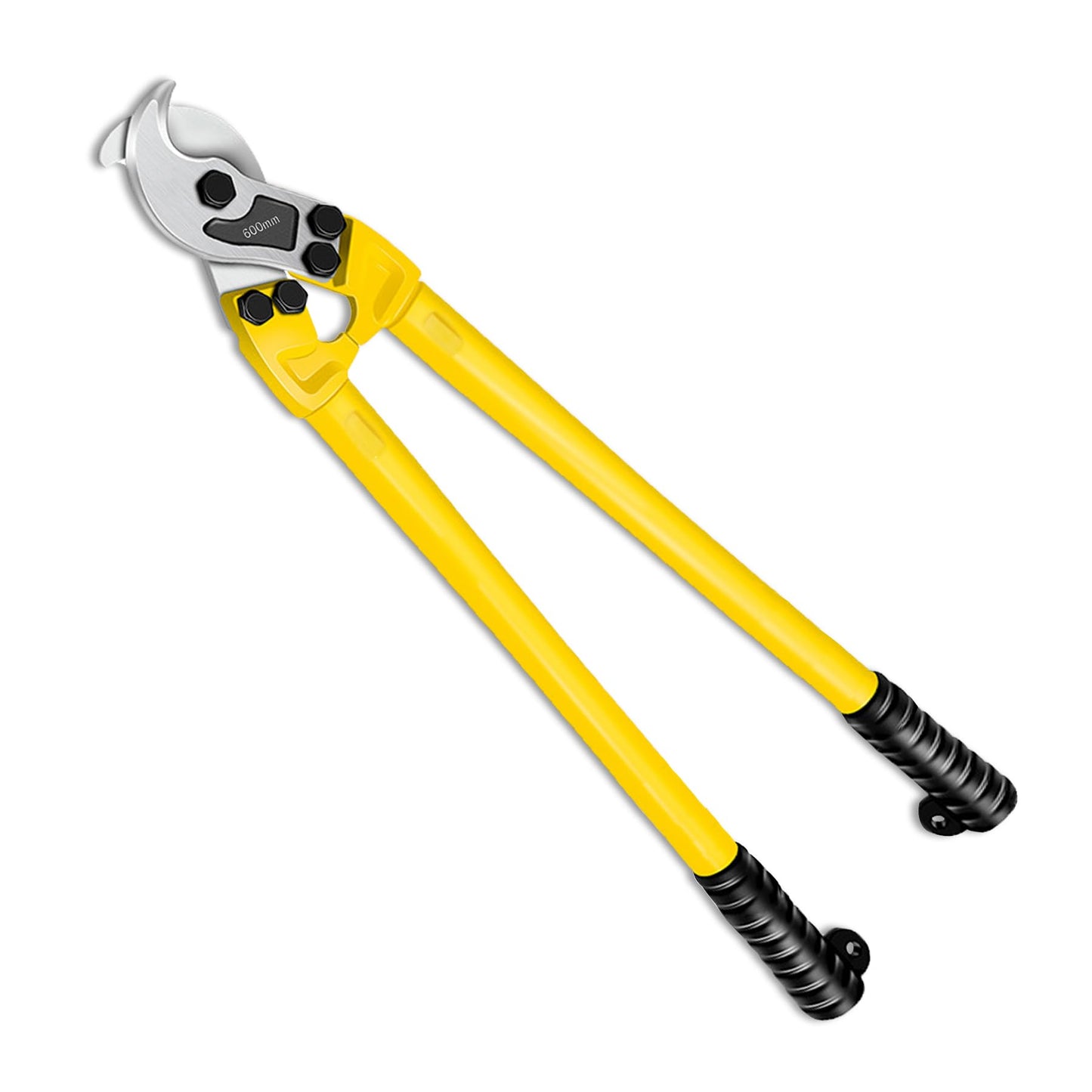 AUPREX 24" Heavy Duty Cable Cutter, Carbon Steel Wire Rope Pliers for Aluminum & Copper, Long Arm Ergonomic Labor-Saving Tool