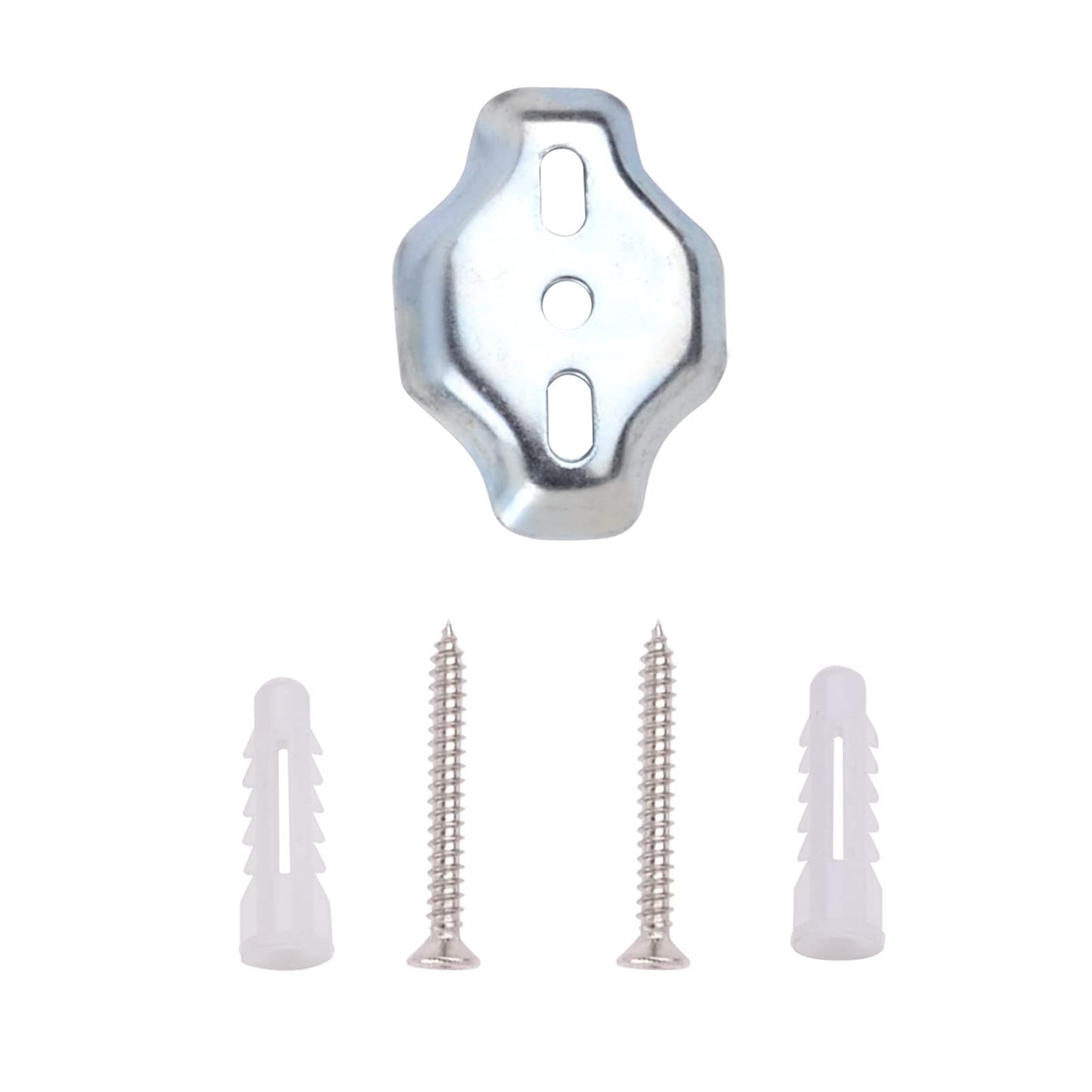 Amazon Basics Round AB-BR807-SN Modern Towel Ring, 6.3-inch Diameter, Satin Nickel