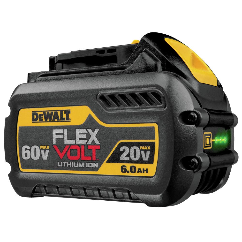 DEWALT FLEXVOLT 20V/60V MAX Lithium Ion Battery, 6.0-Ah (DCB606)