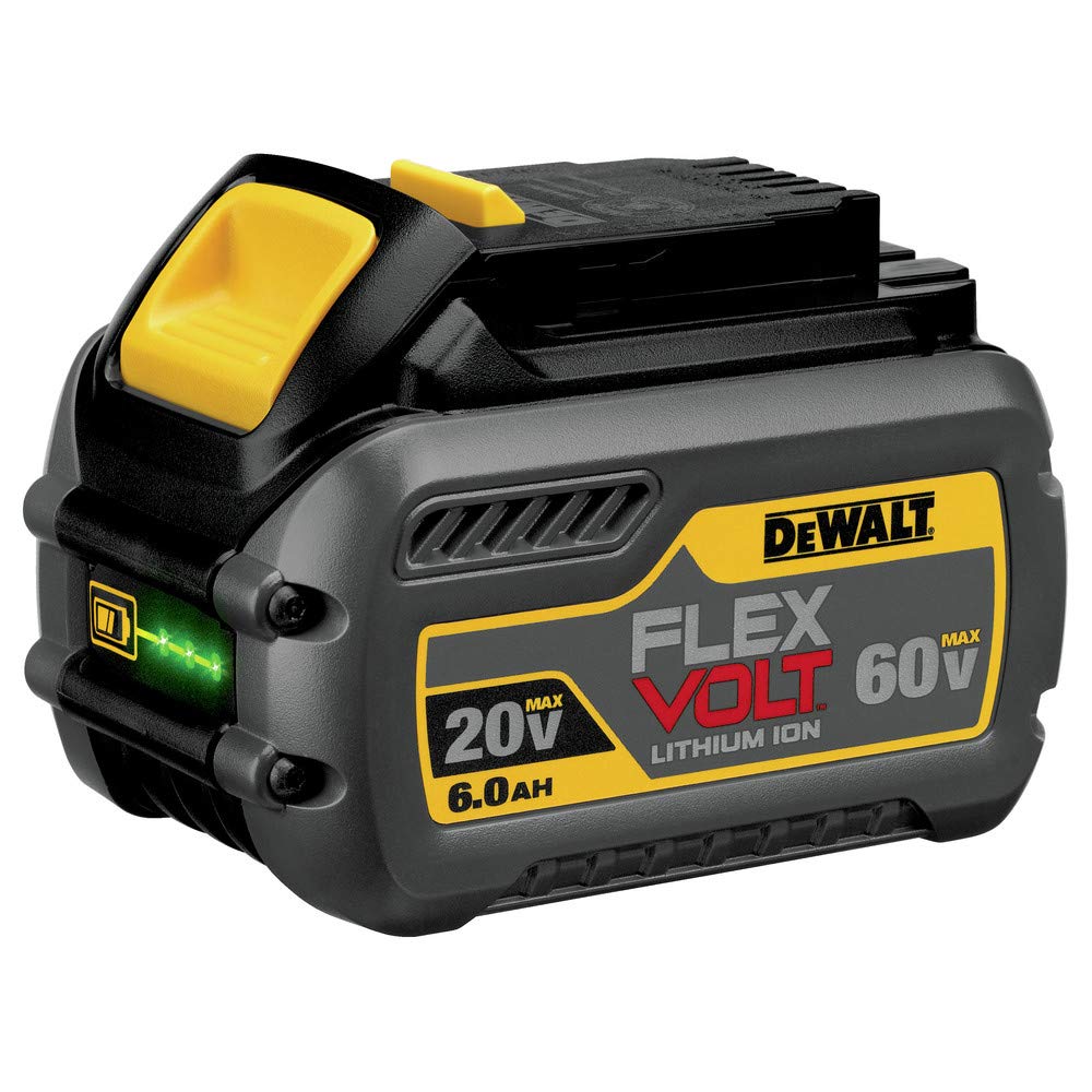 DEWALT FLEXVOLT 20V/60V MAX Lithium Ion Battery, 6.0-Ah (DCB606)