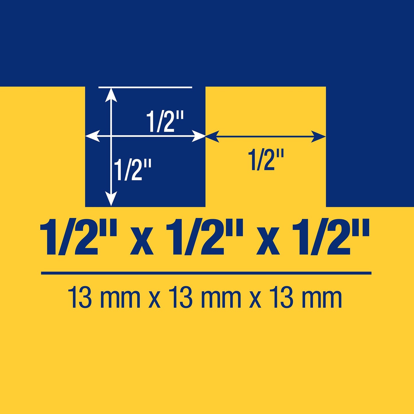 QEP Comfort Grip Stainless Steel Trowel Square-Notch 1/2" x 1/2" x 1/2"