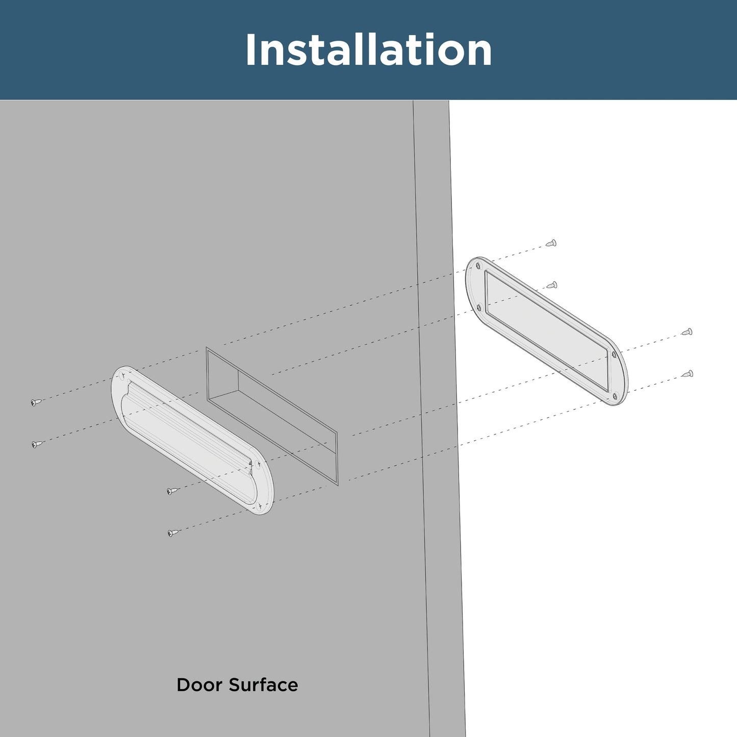 Franklin Brass Derby Mail Slot for Door in Satin Nickel HHMSL-SN-U