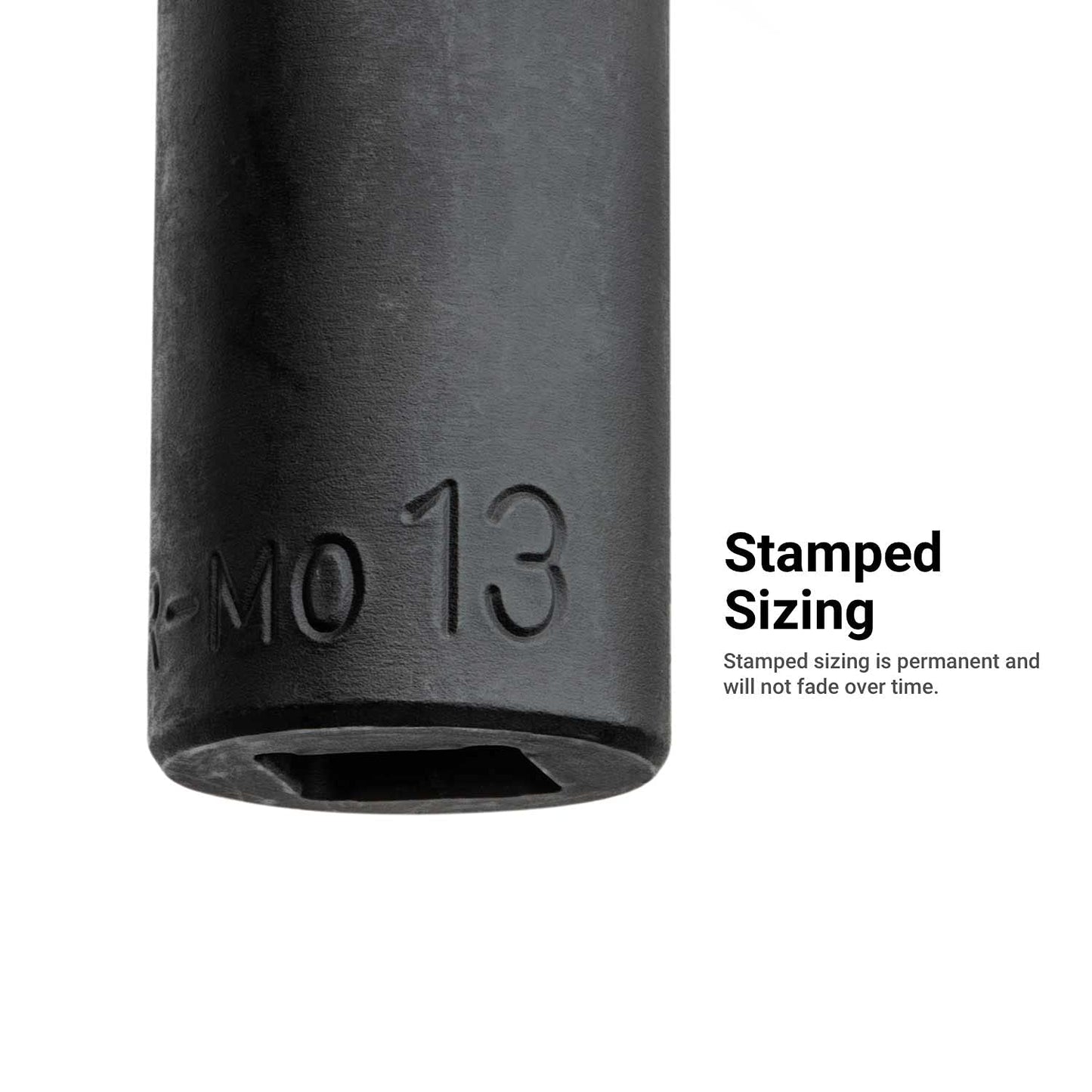 Capri Tools 3/8 in. Drive 15 mm Semi-Deep Impact Socket