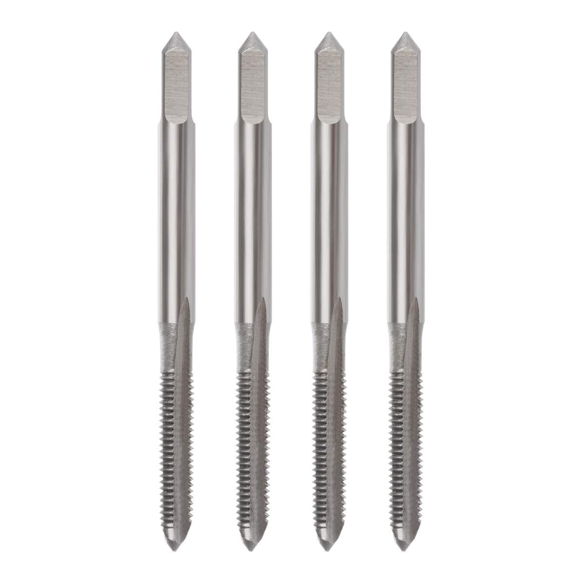 YXQ M3 x 0.5mm Tap Machine HSS Metric Right Hand Thread 3 Straight Flute Taps Taper and Plug (10Pcs)