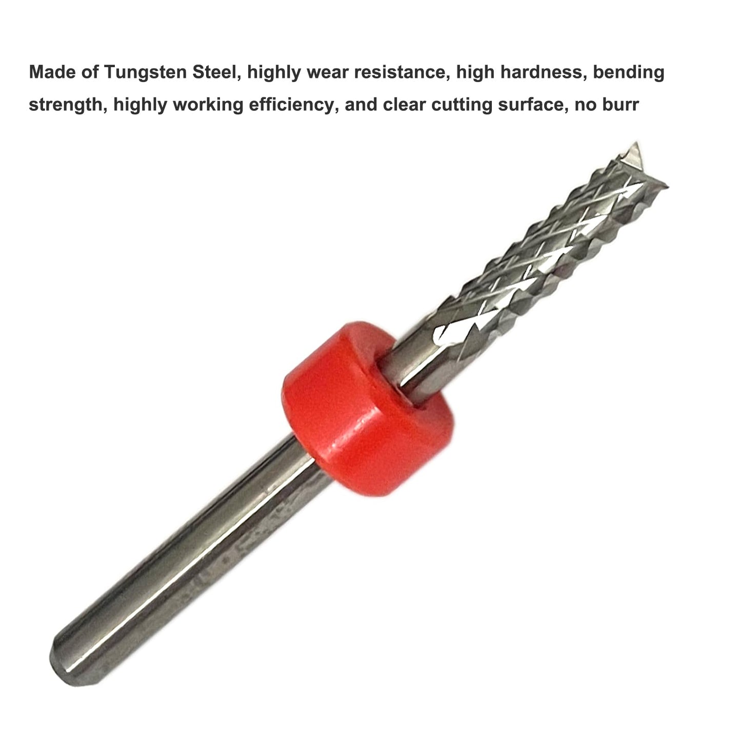 12-Piece Tungsten Steel End Mill Set, CNC Router Bits for PCB, Wood, Plastic, Copper, Fiber, 0.5–3.175mm Drilling & Engraving