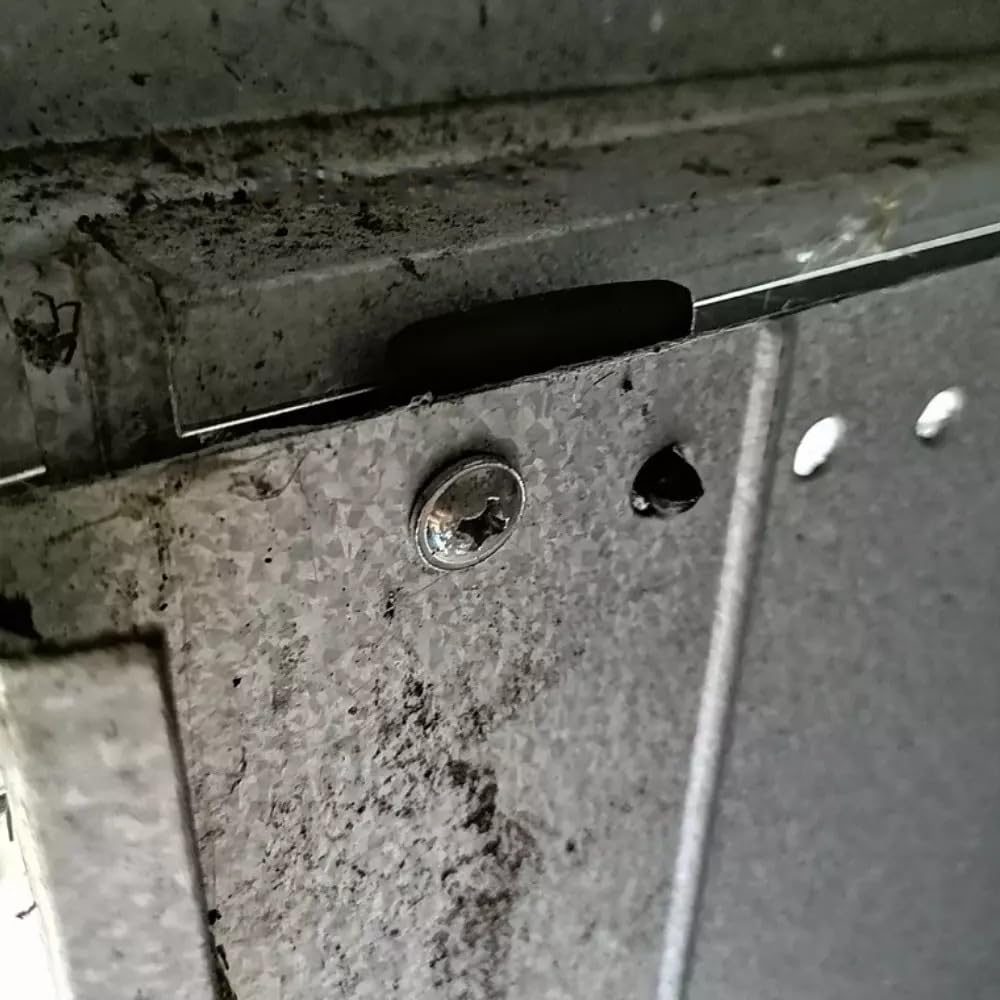 3DEXL 2pcs Metal Shed Replacement Hardware Door Slides for Yardmaster Outsunny