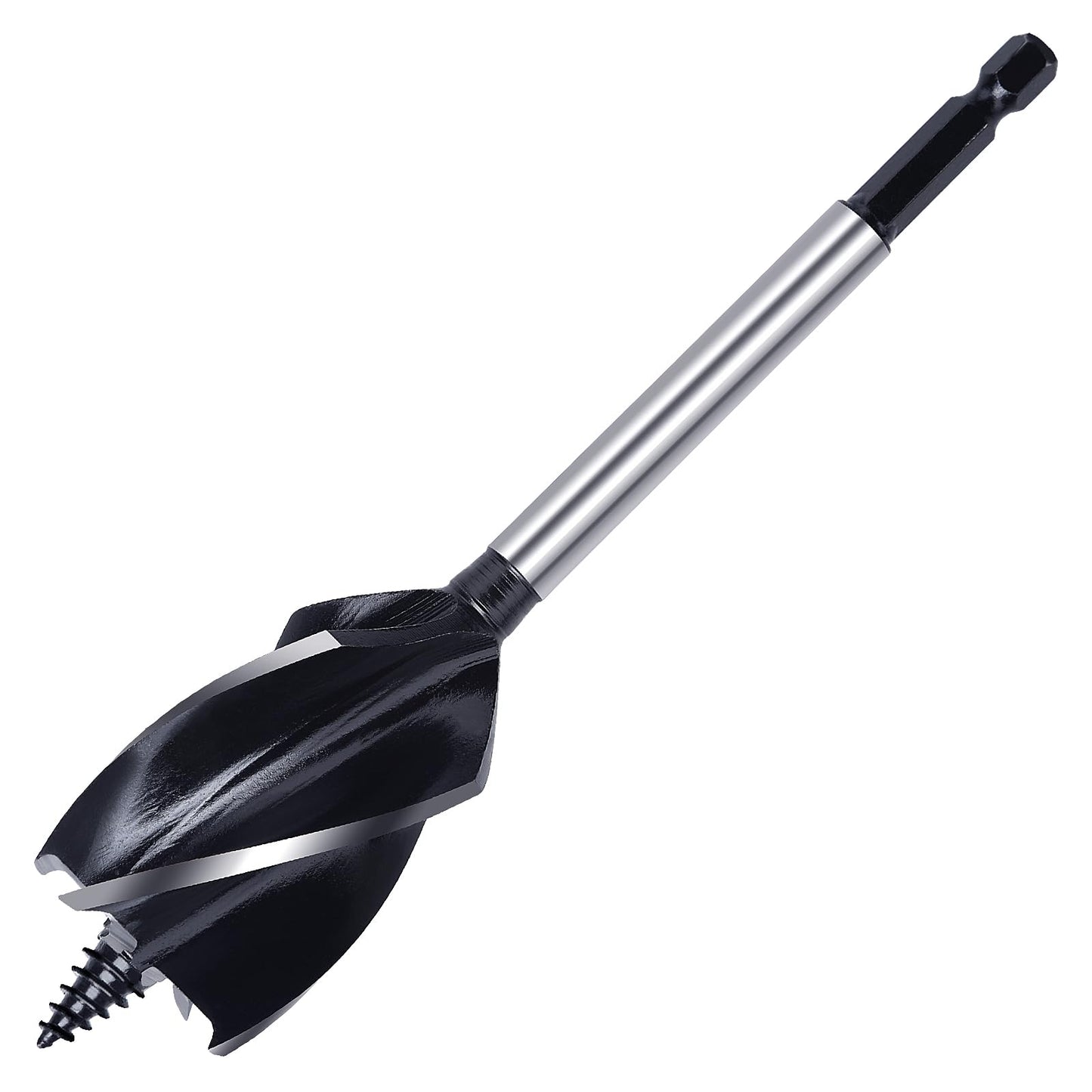 1-1/16" x 6-1/2" Auger Drill Bit for Wood, 1/4" Hex Shank, Ideal for Hardwood, Softwood, Plywood & DIY Projects