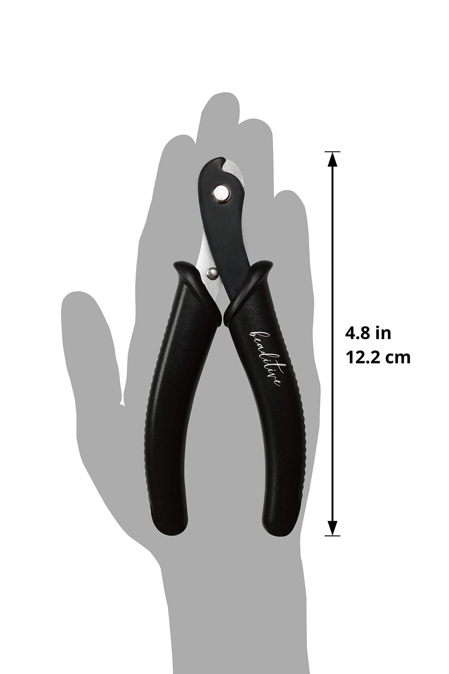 Beaditive Memory Wire Cutter | Jewelry Making, Beading, Crafting | High-Carbon Steel | 5-Inch (Black)