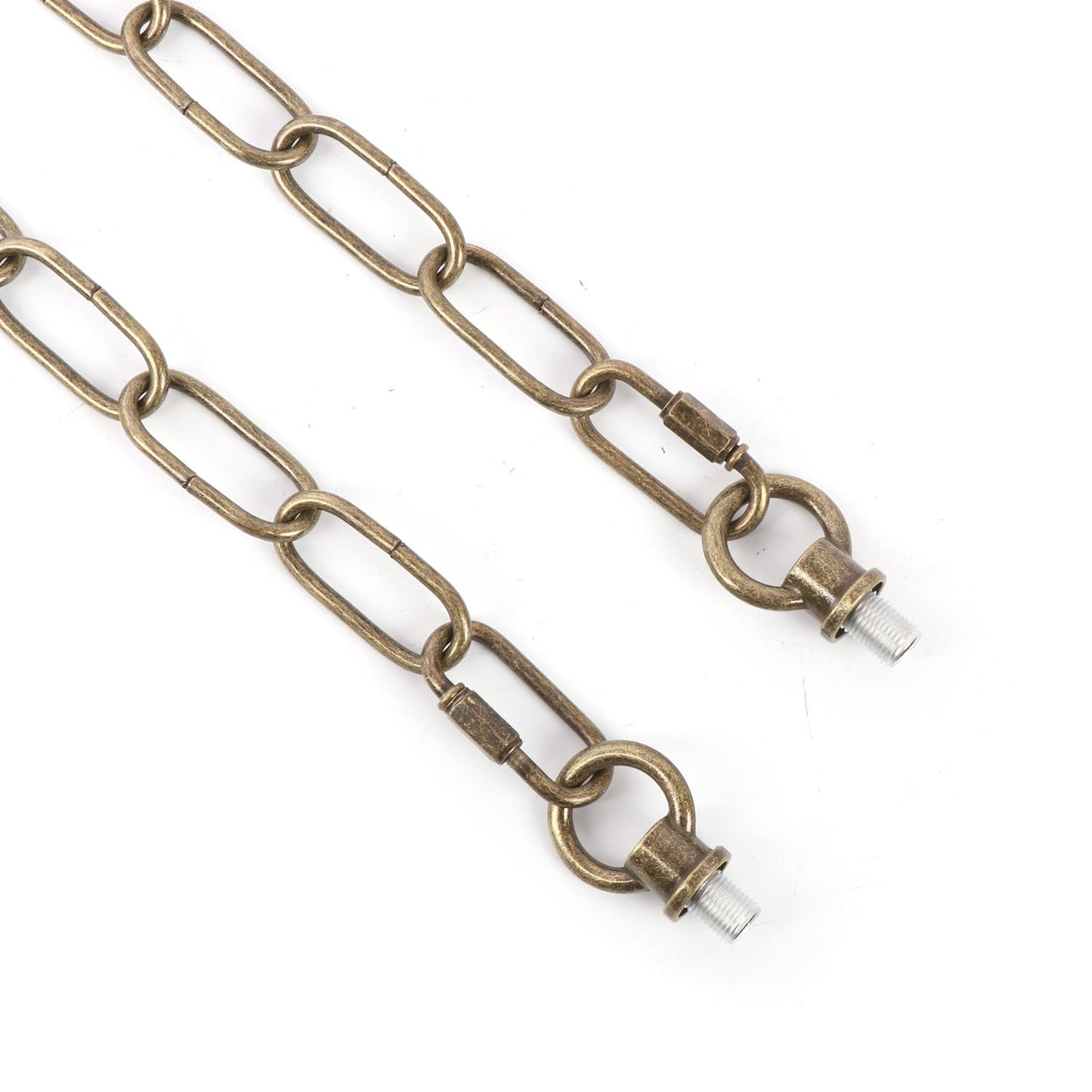 Giluta 15ft Antique Bronze Chandelier Chain, Heavy-Duty Pendant Light Hanging Extension for Lanterns, Plant Baskets, Up to 65 lbs