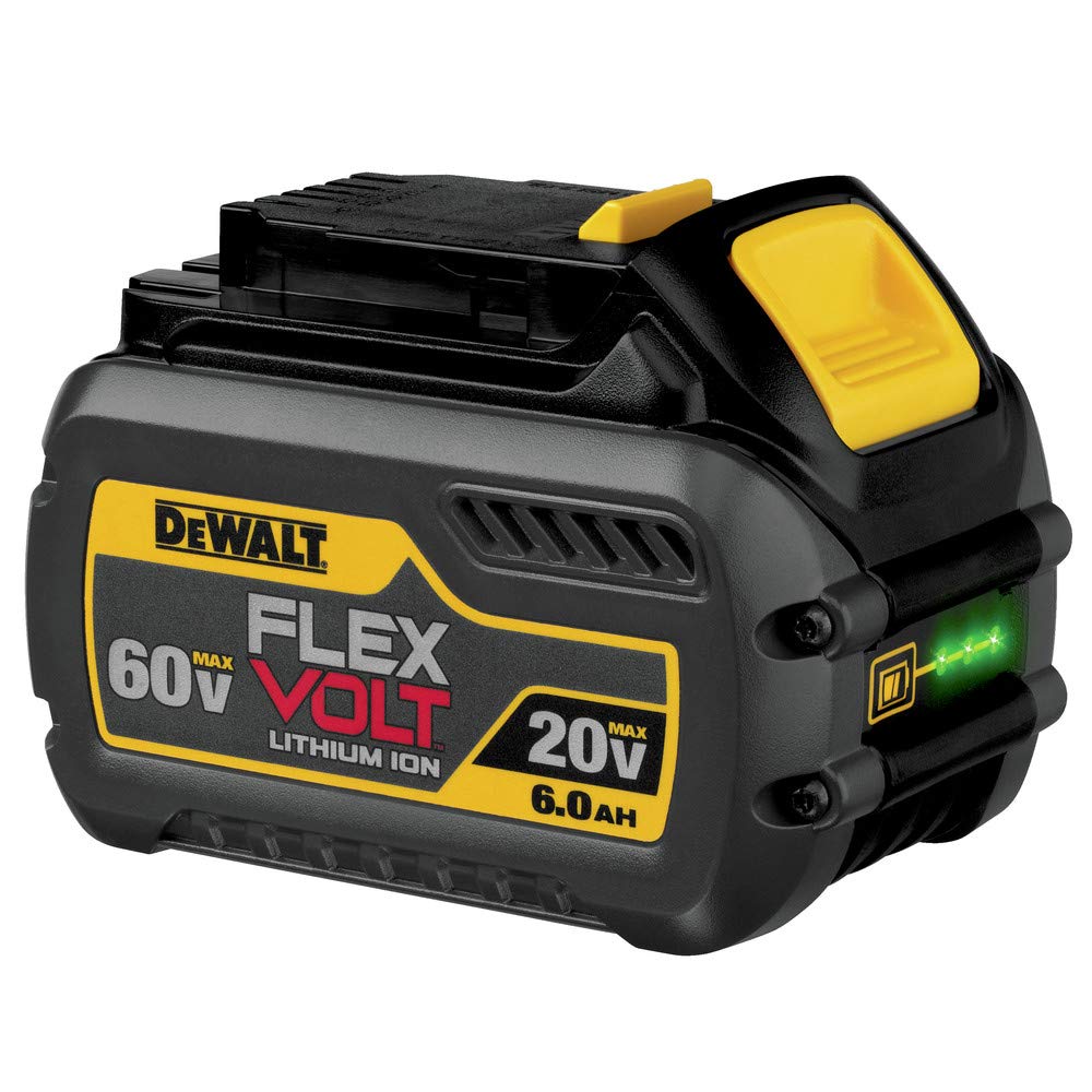 DEWALT FLEXVOLT 20V/60V MAX Lithium Ion Battery, 6.0-Ah (DCB606)