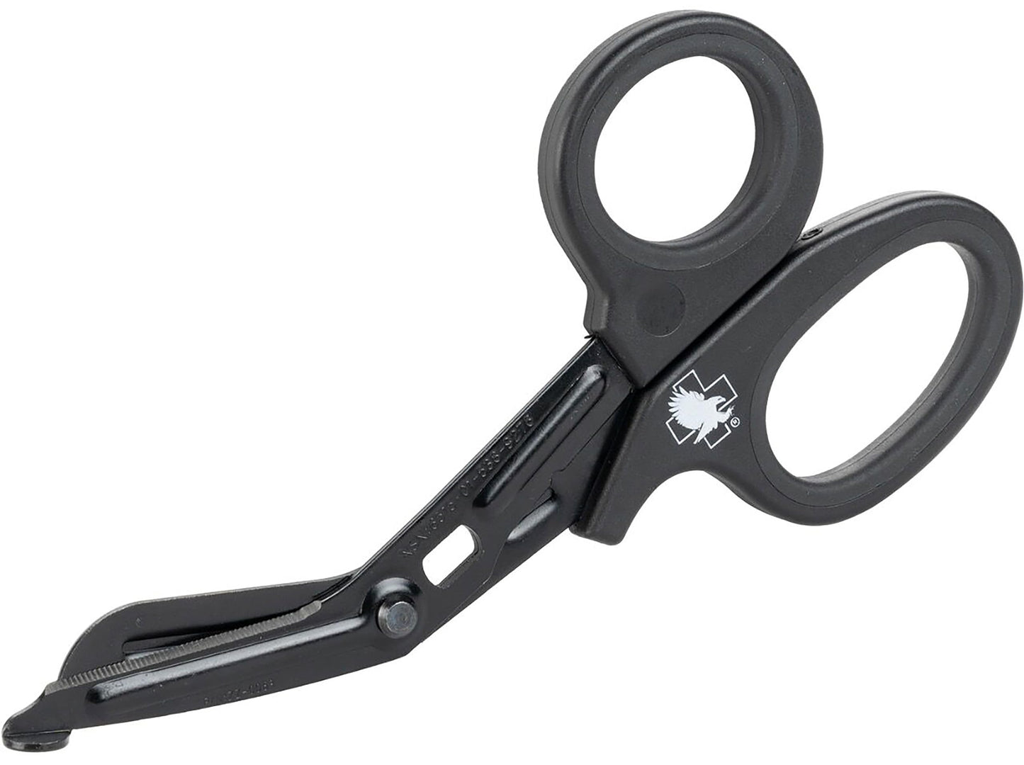 North American Rescue Trauma Shear (7 1/4 Inch) NAR Premium Grade Black Safety Shears Medical Scissors (ZZ-0063)