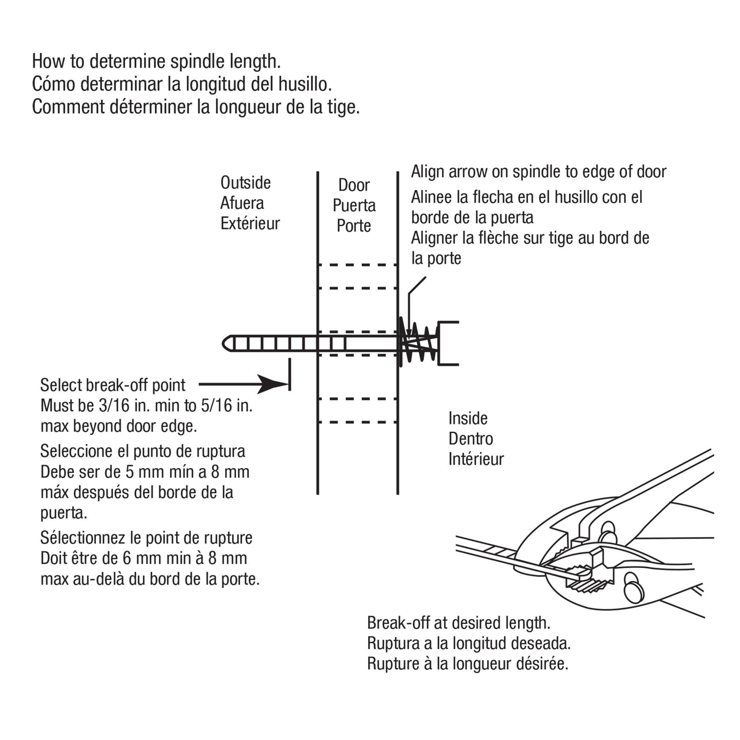 Prime-Line K 5082 Black Push Button Latch with 1-1/2 In. Hole Center (1 Set)
