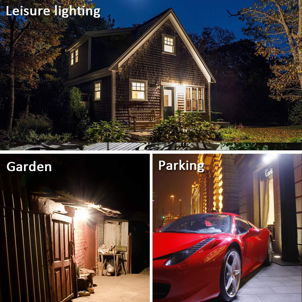 SZGMJIA LED Barn Light 5000K 7500lm, Dusk-to-Dawn Outdoor Yard Light, 500W MH/HPS Replacement, AC100-277V, IP65 Waterproof