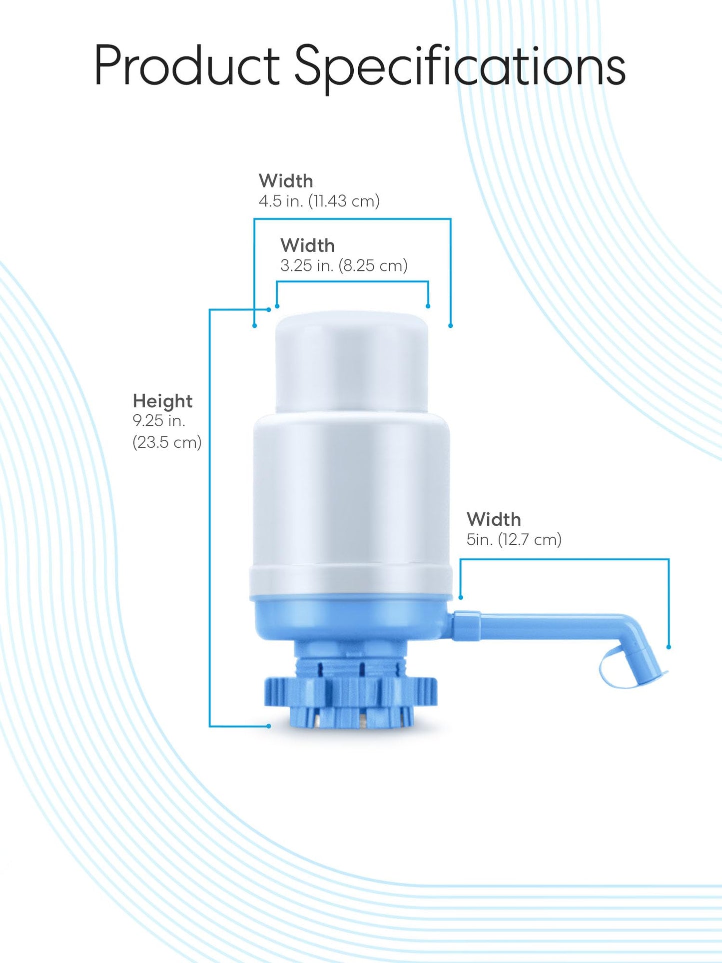 Brio Universal Manual Drinking Water Pump