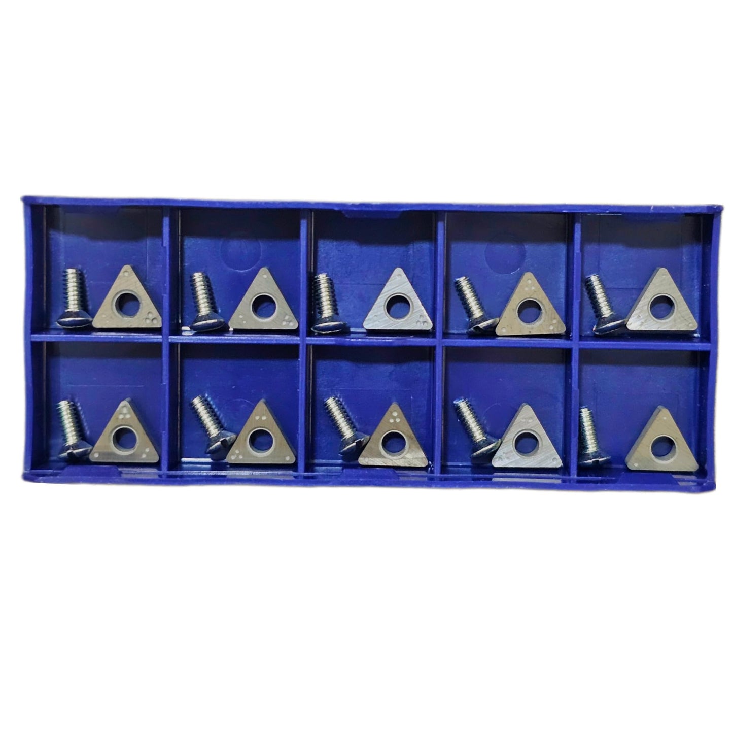 C-HORSE CB6914 Negative-Rake Carbide Brake Lathe Bits, 10-Pack Replacement Tips for Ammco 1000/2002/3000 & Hunter BL500/BL505