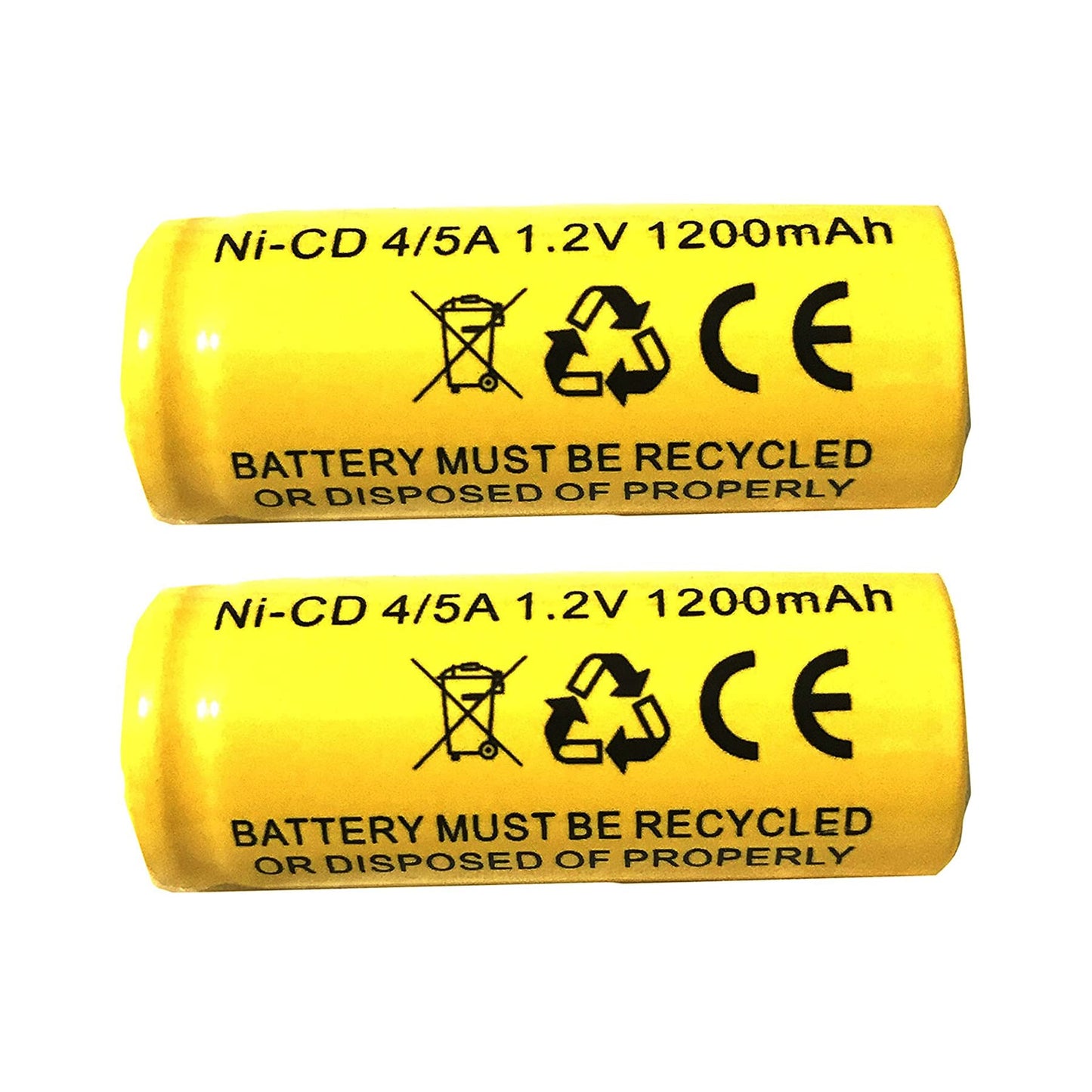Lithonia ELB-1210N 1.2V 1200mAh NiCad Battery for Exit Sign & Emergency Light, Compatible with ELB-1201N, ASC0086, KR-1500AUL