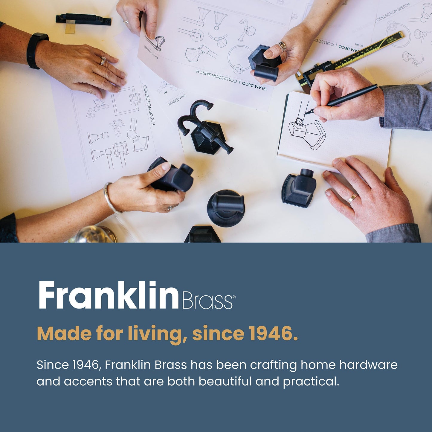 Franklin Brass Voisin (1-Pack) Hand Towel Ring Satin Gold Holder for Wall Mount Round Hanger for Kitchen, Bathroom Accessories VOI46-BB