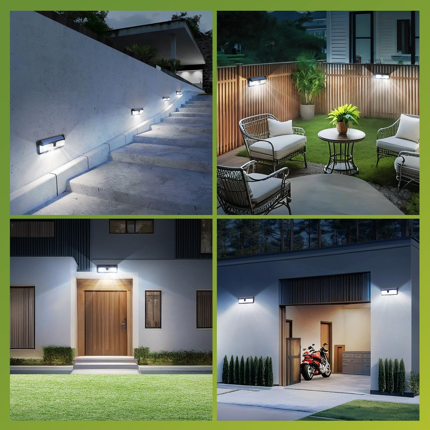 Philips Solar Motion Sensor Lights, 258 LEDs, Outdoor Waterproof Security Light with 3 Modes for Yard, Garden, Fence & Garage