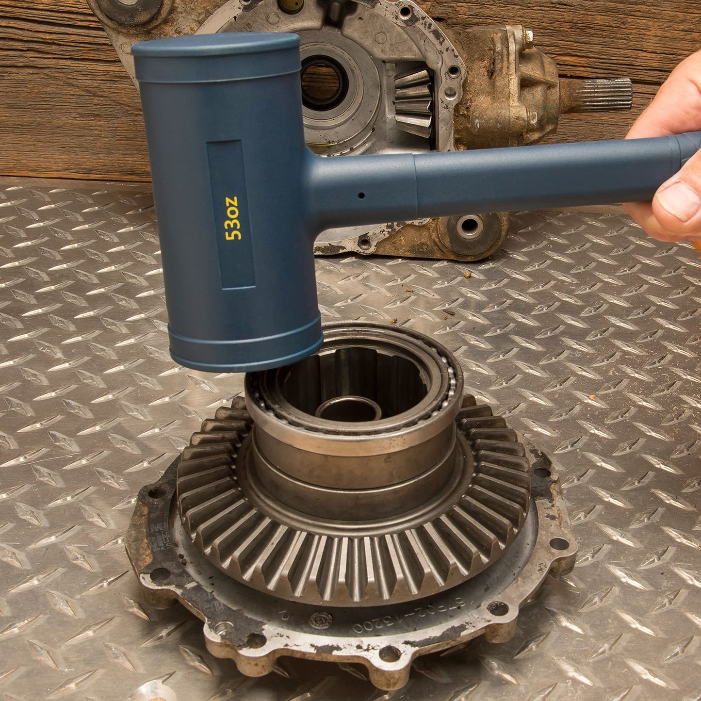 ESTWING Dead Blow Hammer - 45 oz Mallet with No-Mar Polyurethane & Cushion Grip Handle - CCD45