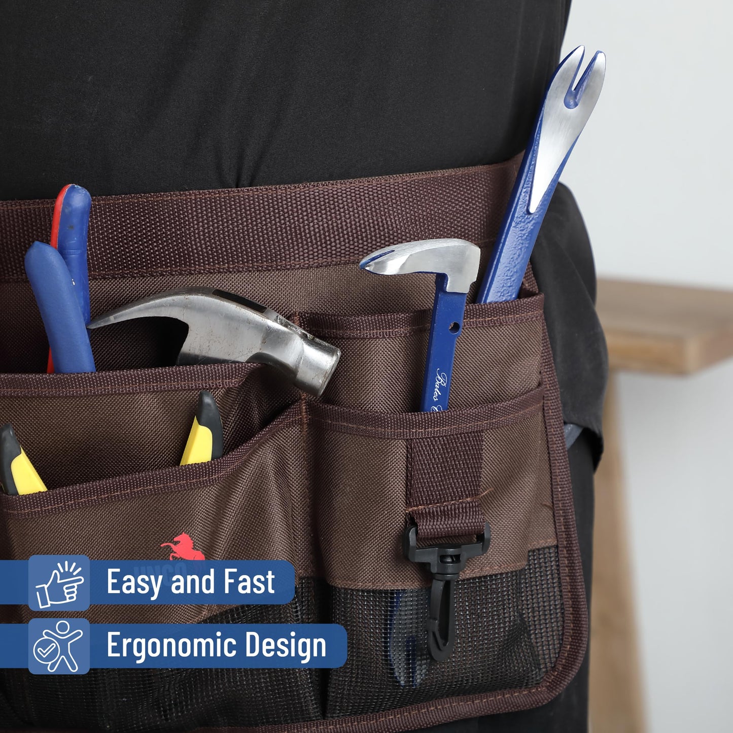 Bates- Pry Bar Nail Puller Set, 2 Pack, 8" & 12", Nail Puller Tool, Small Pry Bar