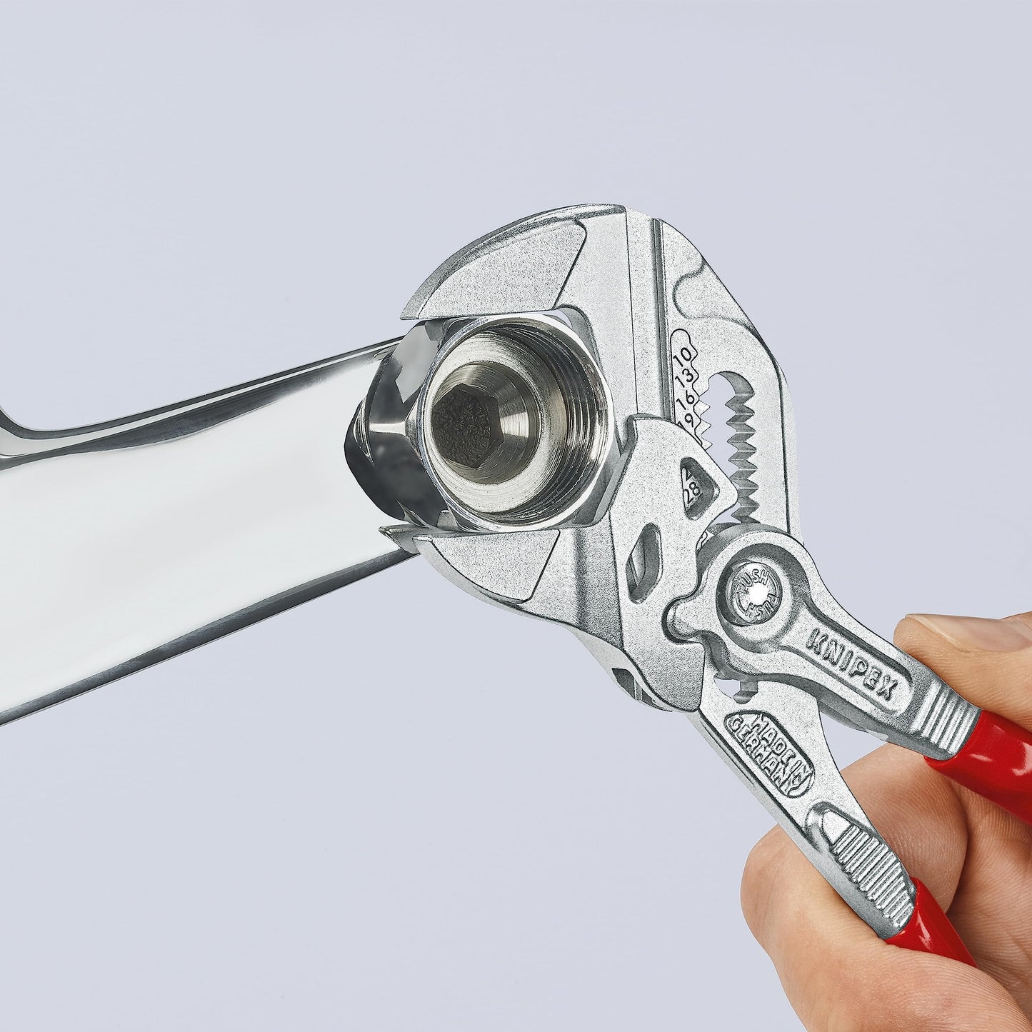 KNIPEX Tools - 2 Piece Mini Pliers Wrench Set (9K0080121US)