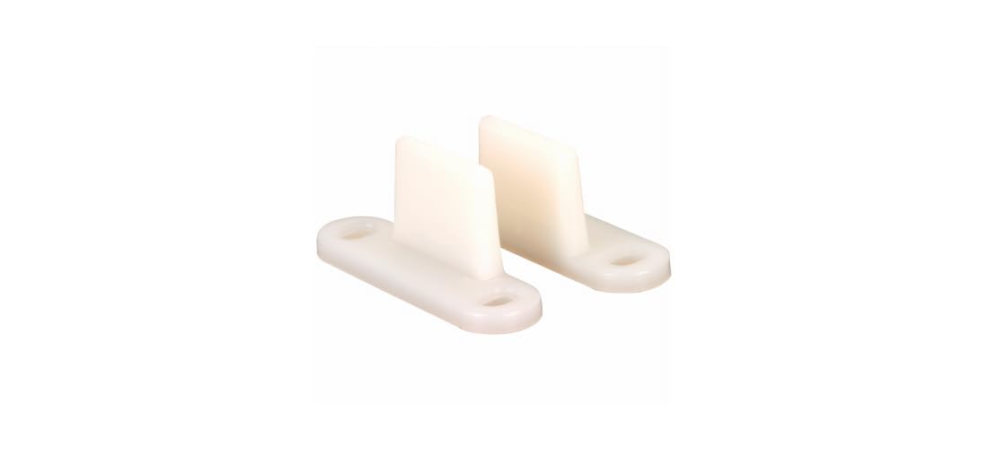 Prime-Line N 6567 Nylon, By-Pass Door Floor Guide (2 Pack)