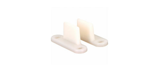 Prime-Line N 6567 Nylon, By-Pass Door Floor Guide (2 Pack)