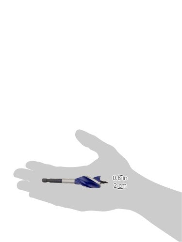 Speedbor IRWIN Tools 1866035 SPEEDBOR MAX Wood Drilling Bit, 4-inch by 3/4-inch