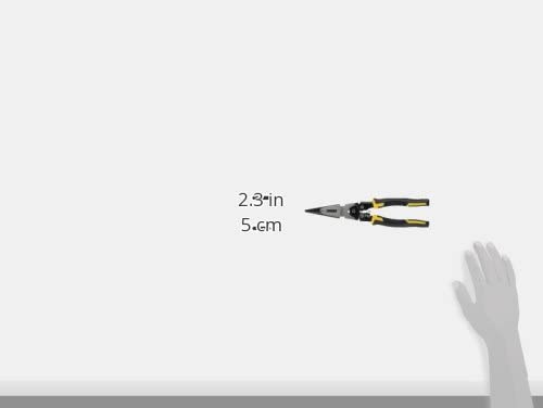 DEWALT DWHT70277 Compound Action Long Nose Pliers 9 Inch , Black