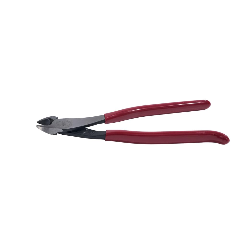 Klein Tools D248-9ST 9" Diagonal Cutting Pliers, High Leverage Rebar Cutter & Bender, Made in USA