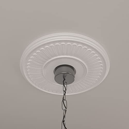 15 3/4"OD x 3 7/8"ID x 3/4"P Berkshire Ceiling Medallion (Fits Canopies up to 7")