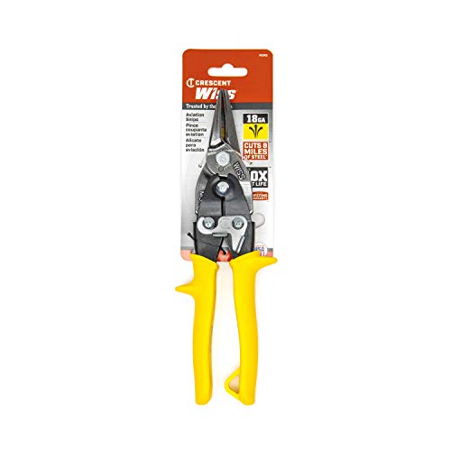 Crescent Wiss 9-3/4 Inch MetalMaster Compound Action Snips - Straight, Left and Right Cut - M3R