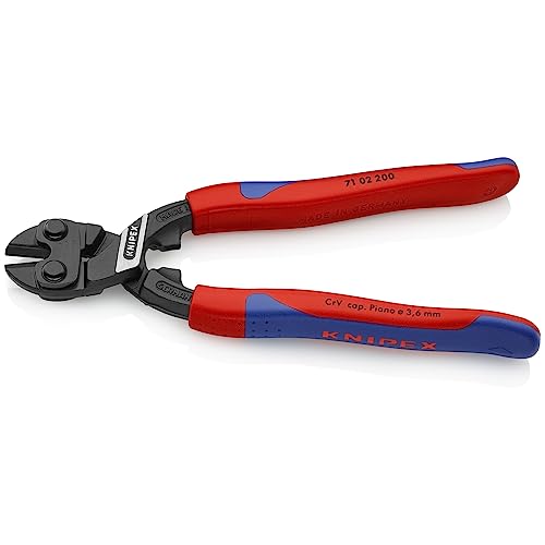 KNIPEX Tools - CoBolt Compact Bolt Cutter, Multi-Component (7102200), 8- Inch Comfort Grip