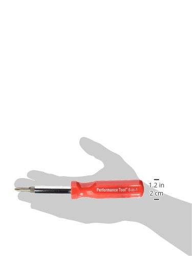 Performance Tool W975 6-in-1 Quick Change Screwdriver With Hex Torque Handle, Chrome Vanadium Steel