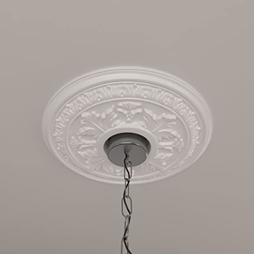 15 3/8"OD x 4 1/4"ID x 1 1/2"P Baltimore Ceiling Medallion (Fits Canopies up to 5 1/2")