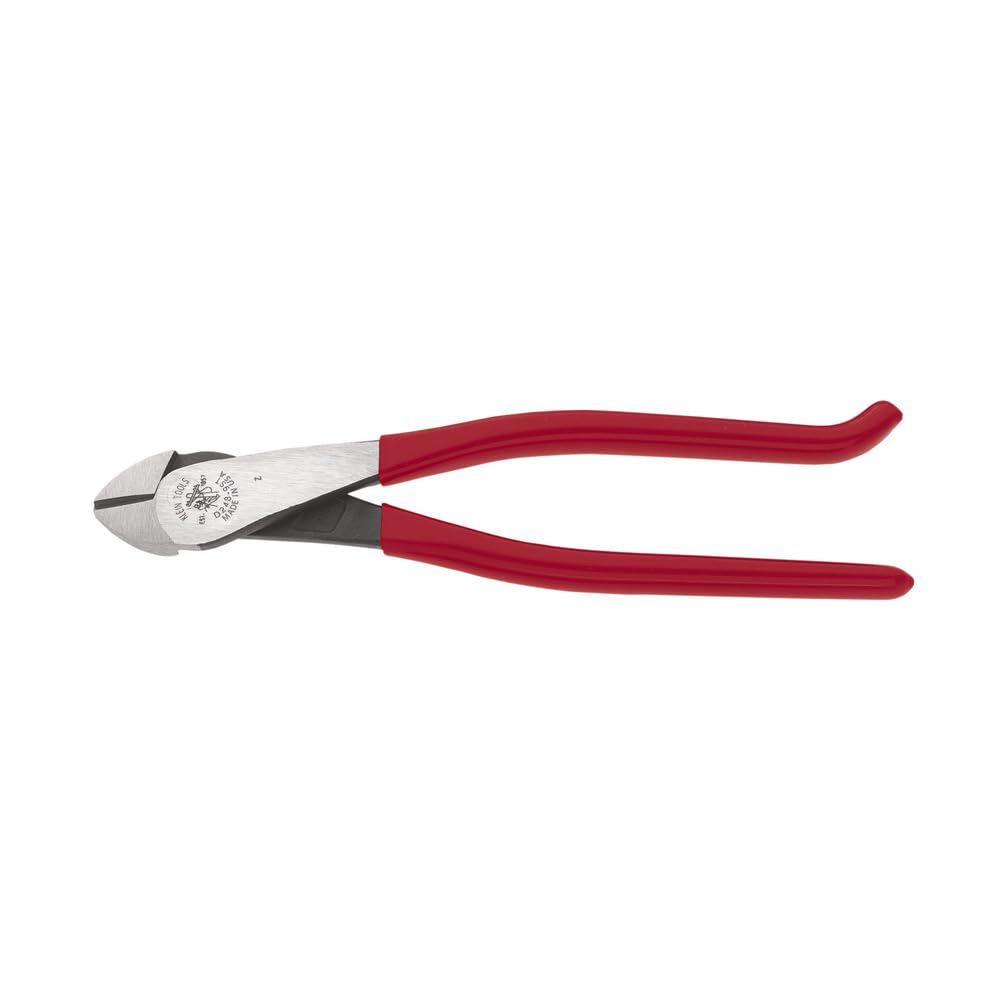 Klein Tools D248-9ST 9" Diagonal Cutting Pliers, High Leverage Rebar Cutter & Bender, Made in USA